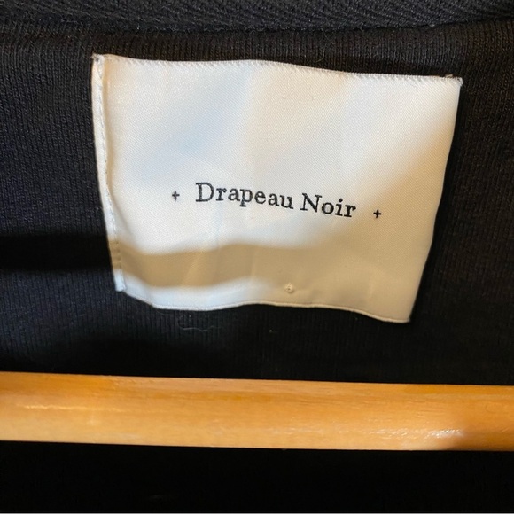 Drapeau Noir Vintage Heavyweight Cotton Fleece Black Sweatshirt Crewneck Quality - Picture 5 of 13